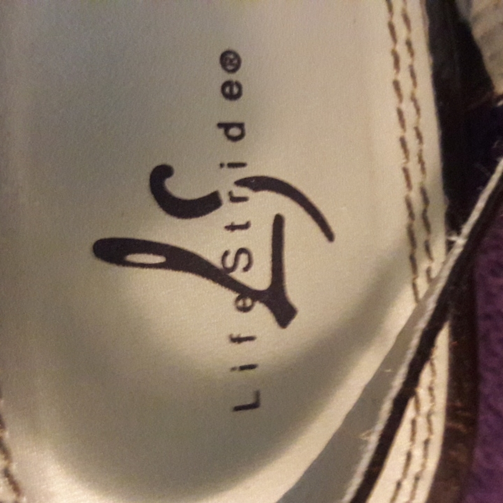 SUPER SALE NWOT Life Stride sandals platform brown 7W - Picture 6 of 7